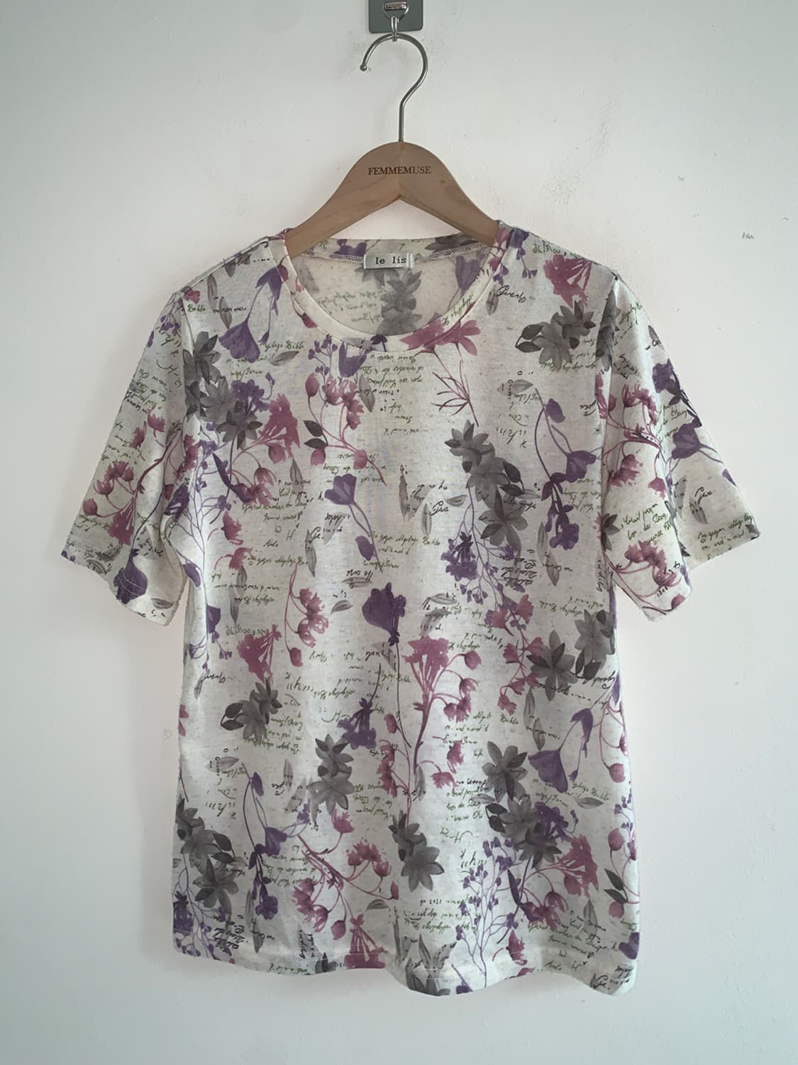 Flower short sleeve t 상품이미지2