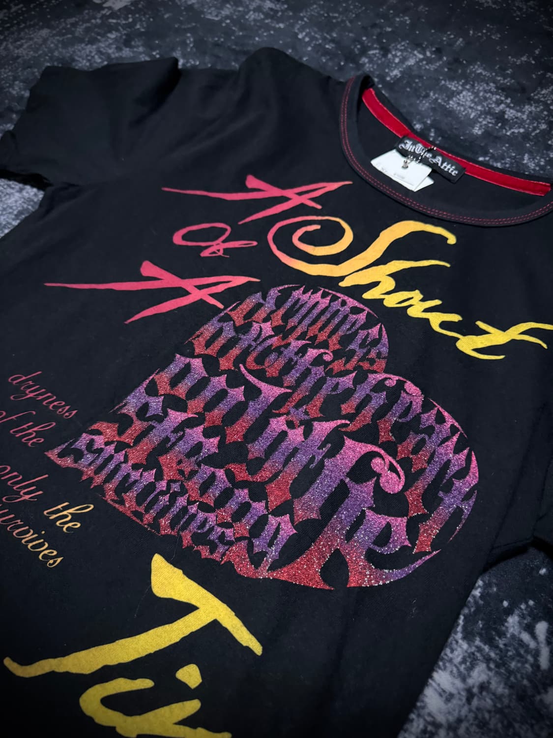 In the Attic Heart Printed T-Shirt 상품이미지2