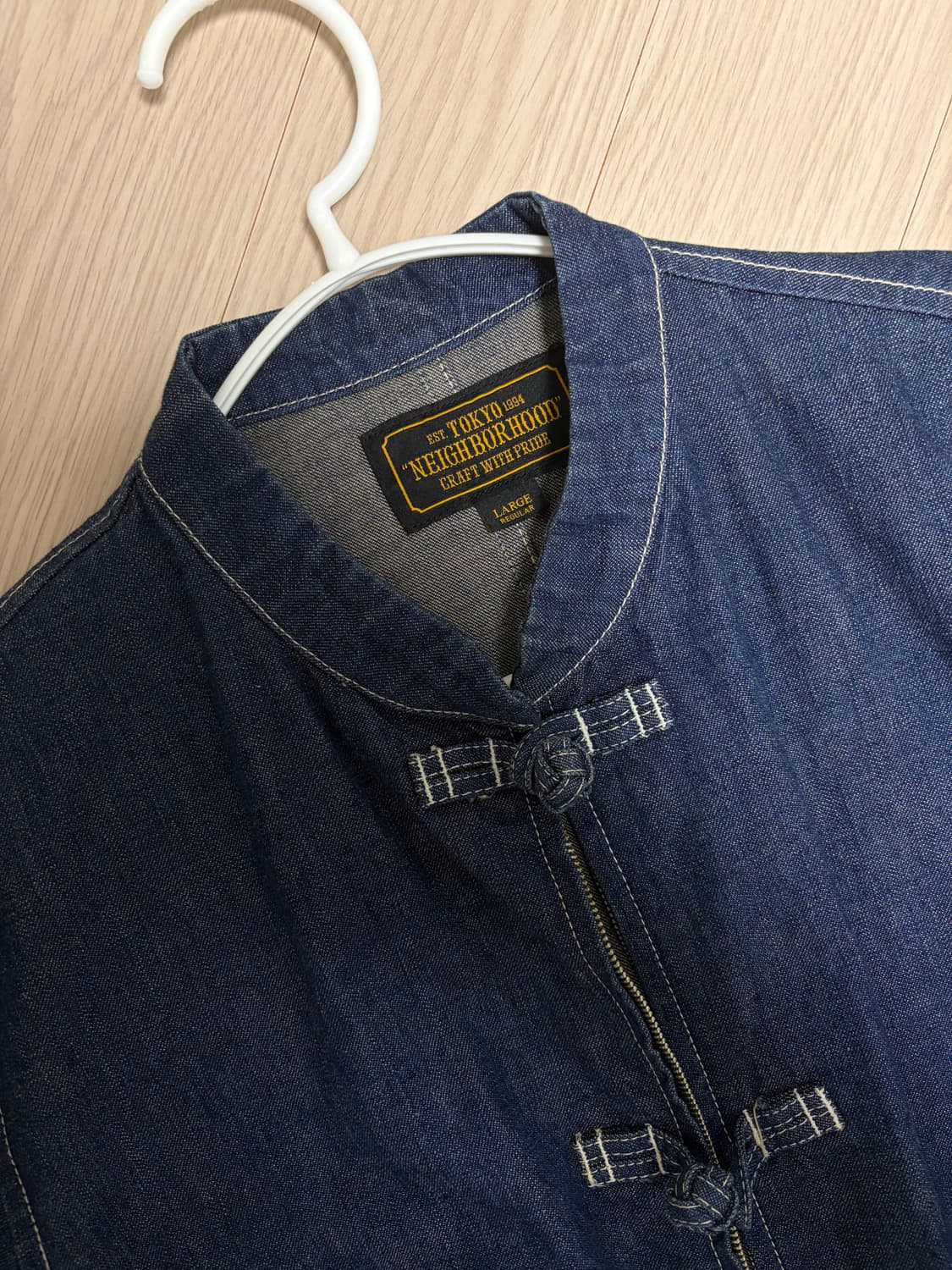 네이버후드 쿵푸 데님 자켓 상품이미지2