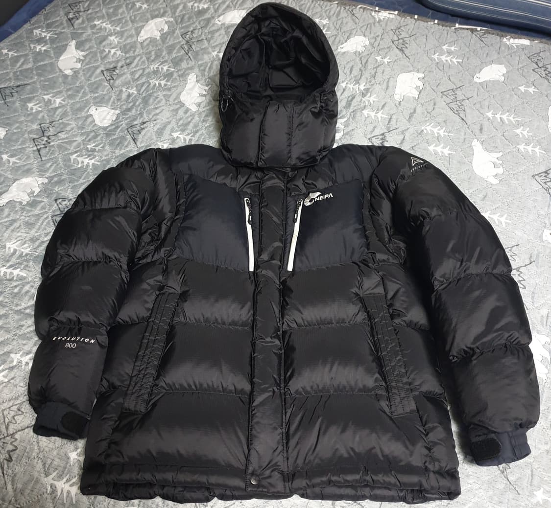 네파 EVOLUTION 필800 구스다운 패딩 블랙 (95) 상품이미지1