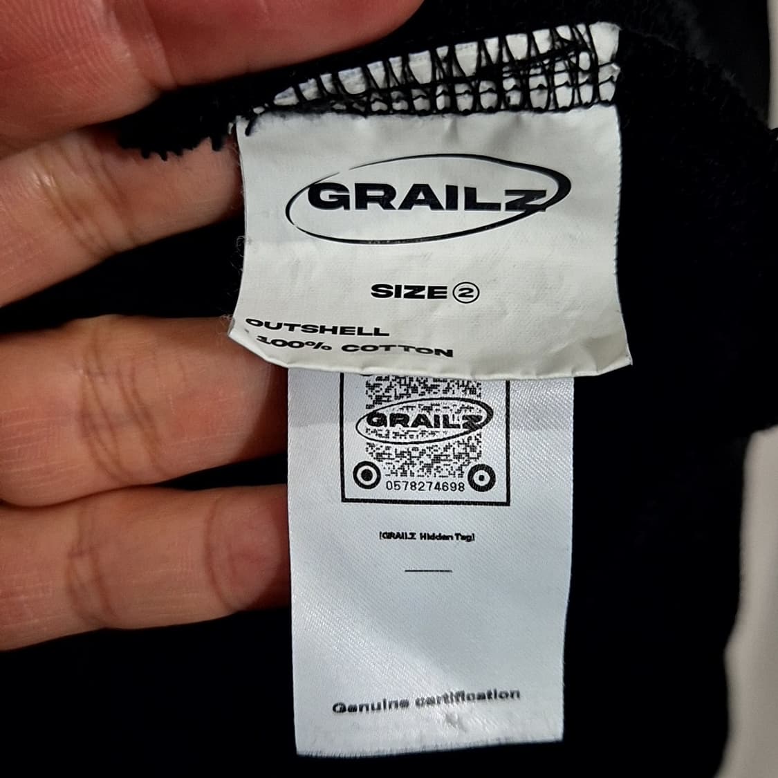 그레일즈 오버 로고 후드티 상품이미지5