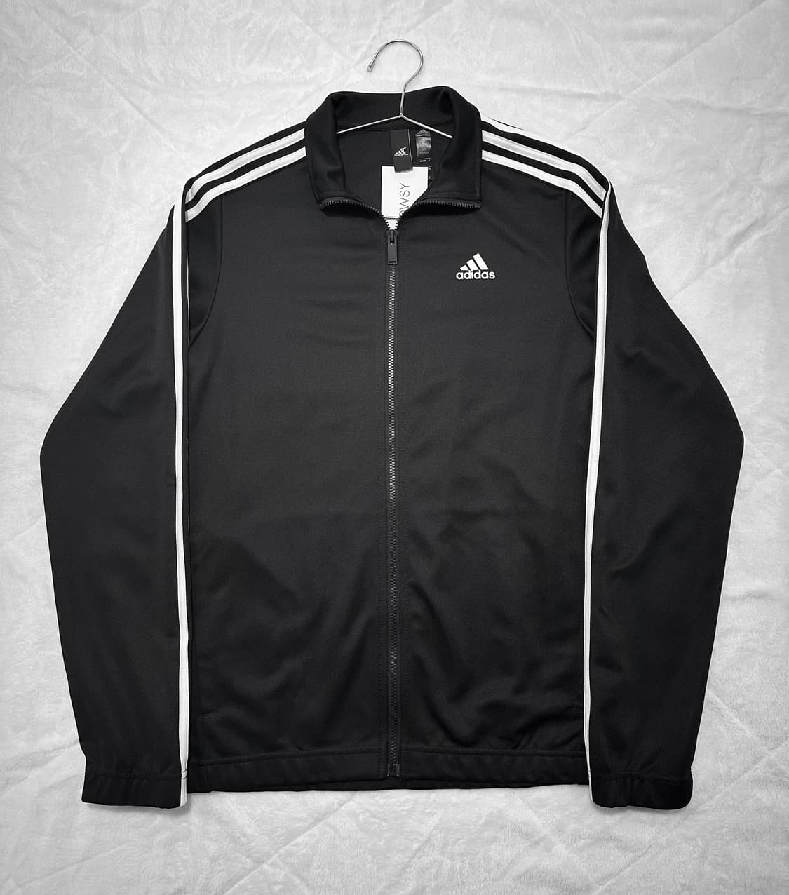 아디다스 3스트라이프 트랙탑 저지 (Black/White) 상품이미지1