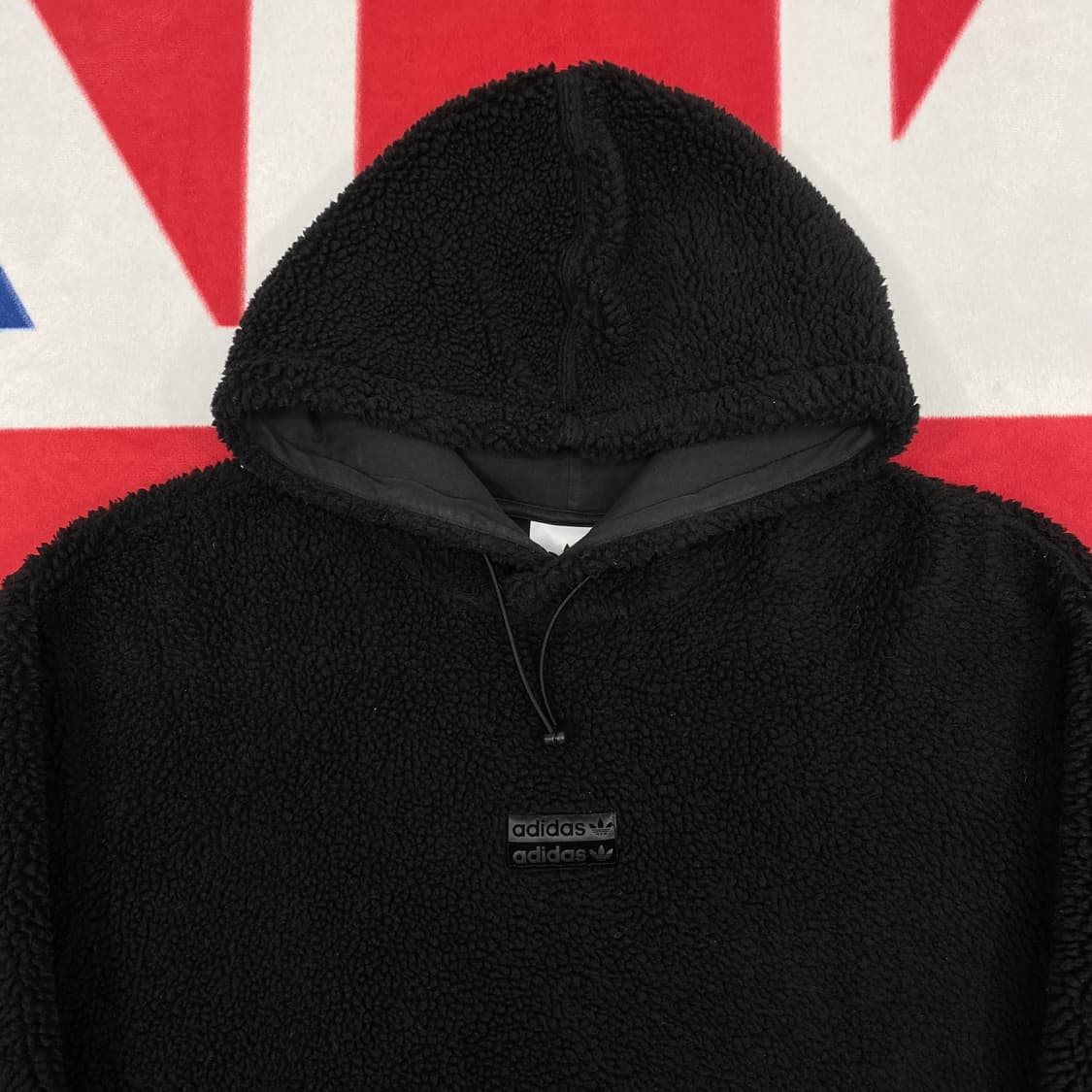 아디다스 오버핏 플리스 후드티 S 상품이미지3
