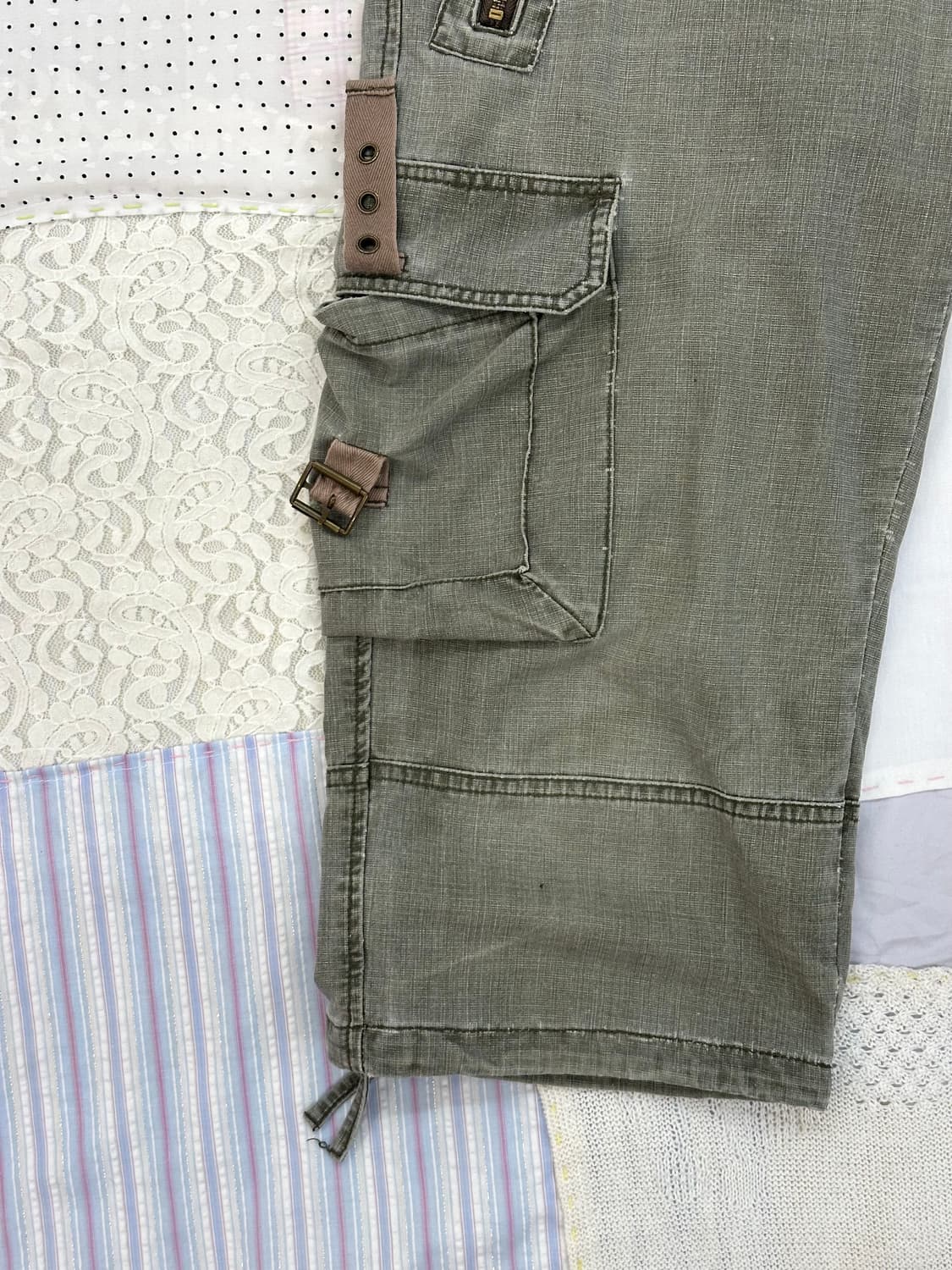 Smith’s American 워시드 그린 팬츠 상품이미지8