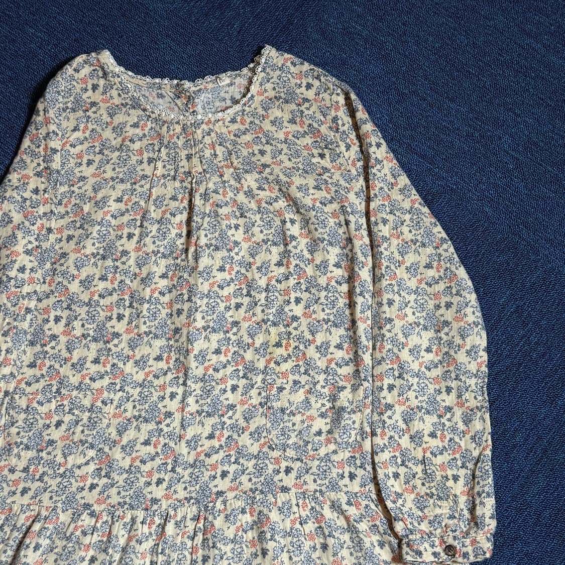 빈티지 꽃 무늬 원피스 상품이미지2