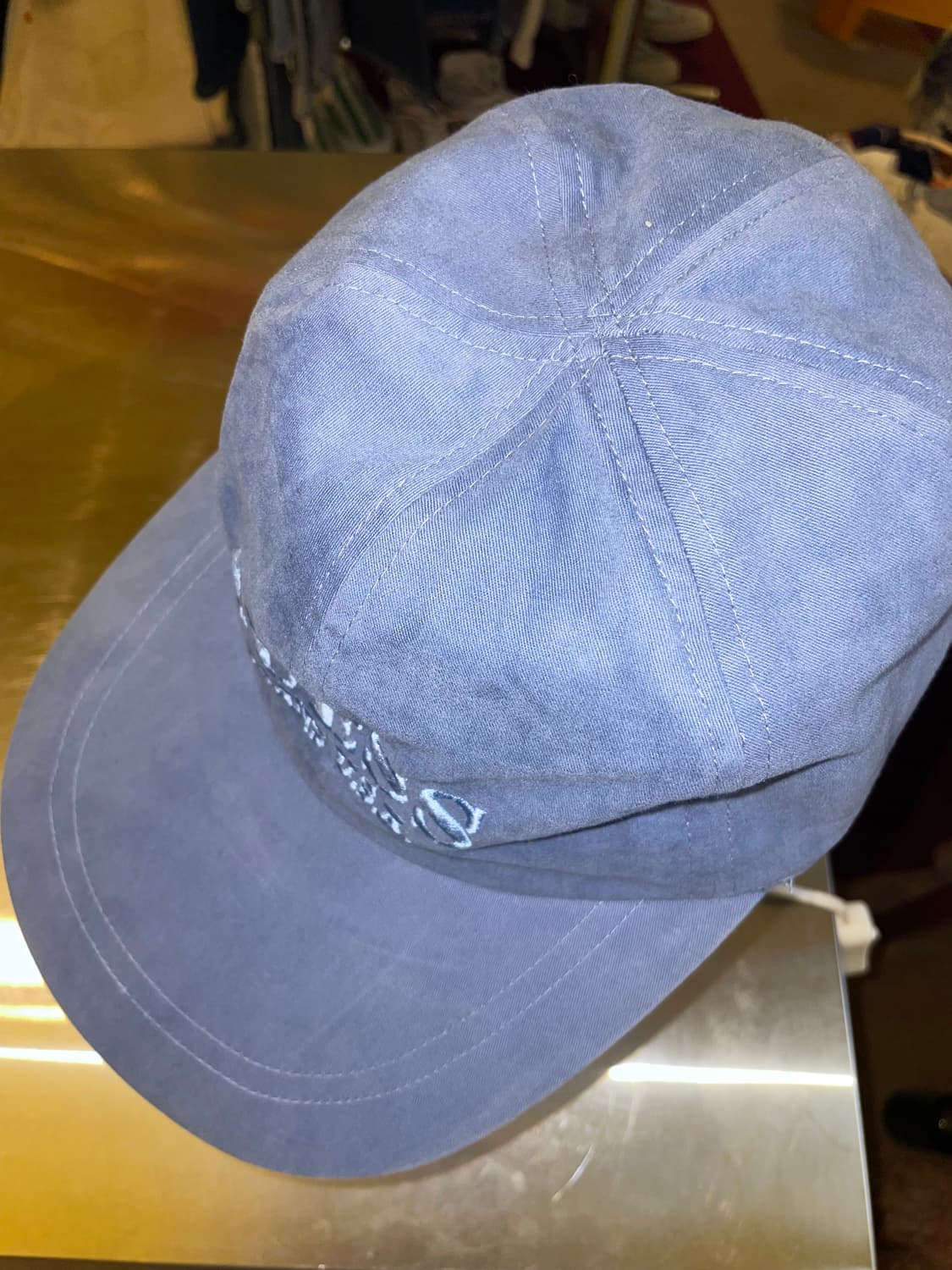 GUESS JEANS USA Vintage Faded Blue Cap 상품이미지5