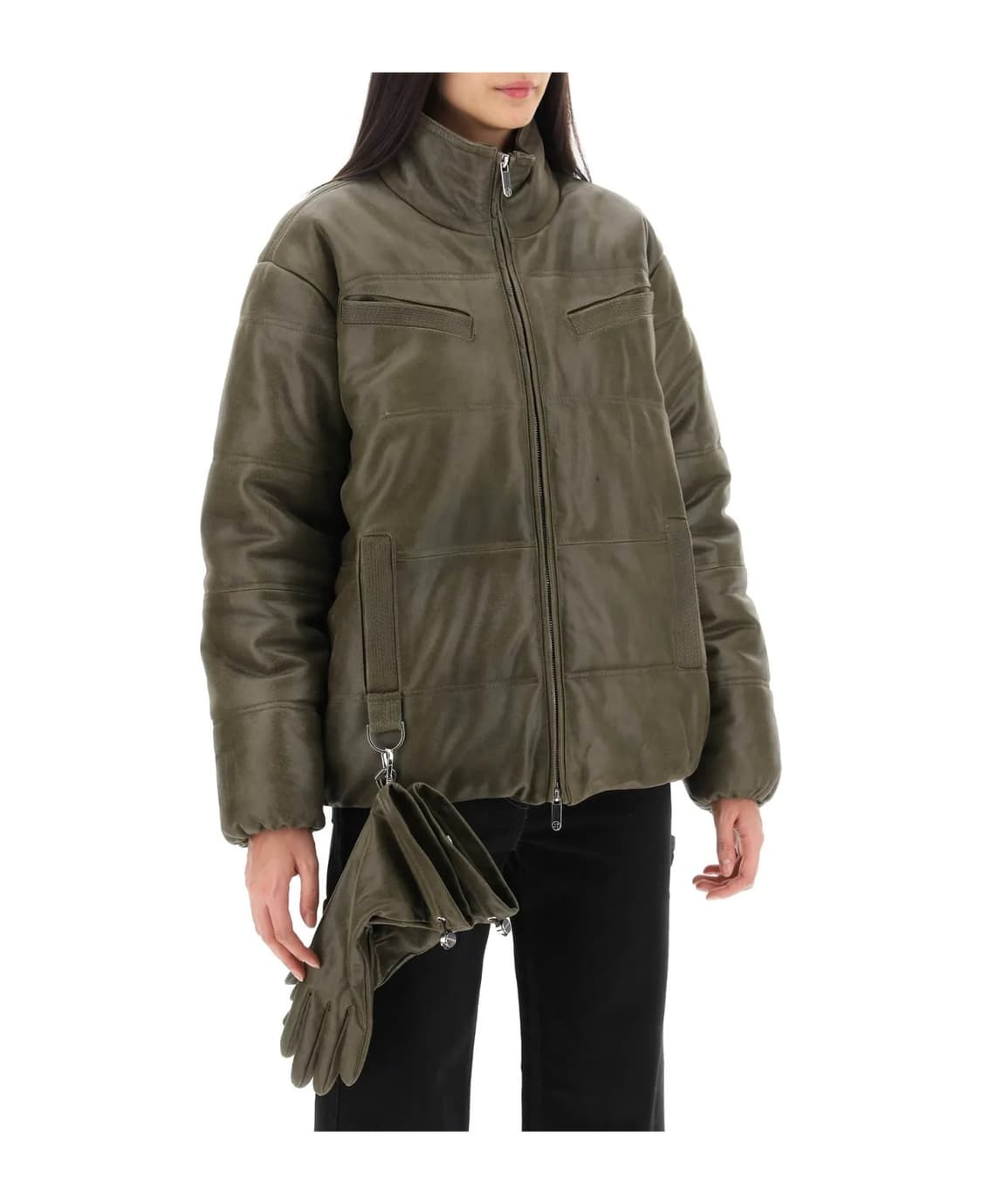 Saks potts bloom coat khaki - xs 상품이미지9