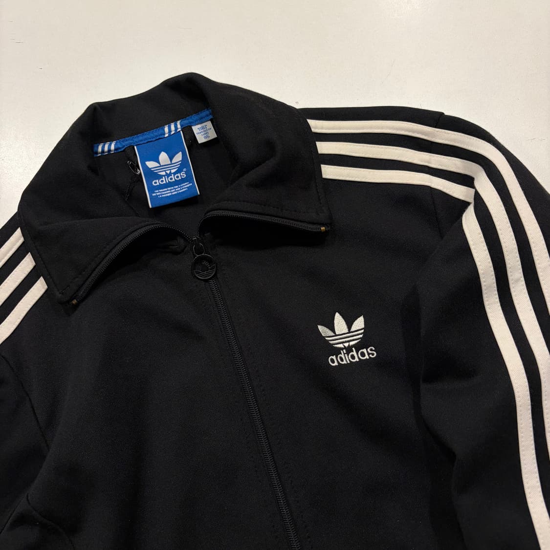 [95] 14s 아디다스 유로파 삼선 트랙탑 져지 블랙 D172 상품이미지3