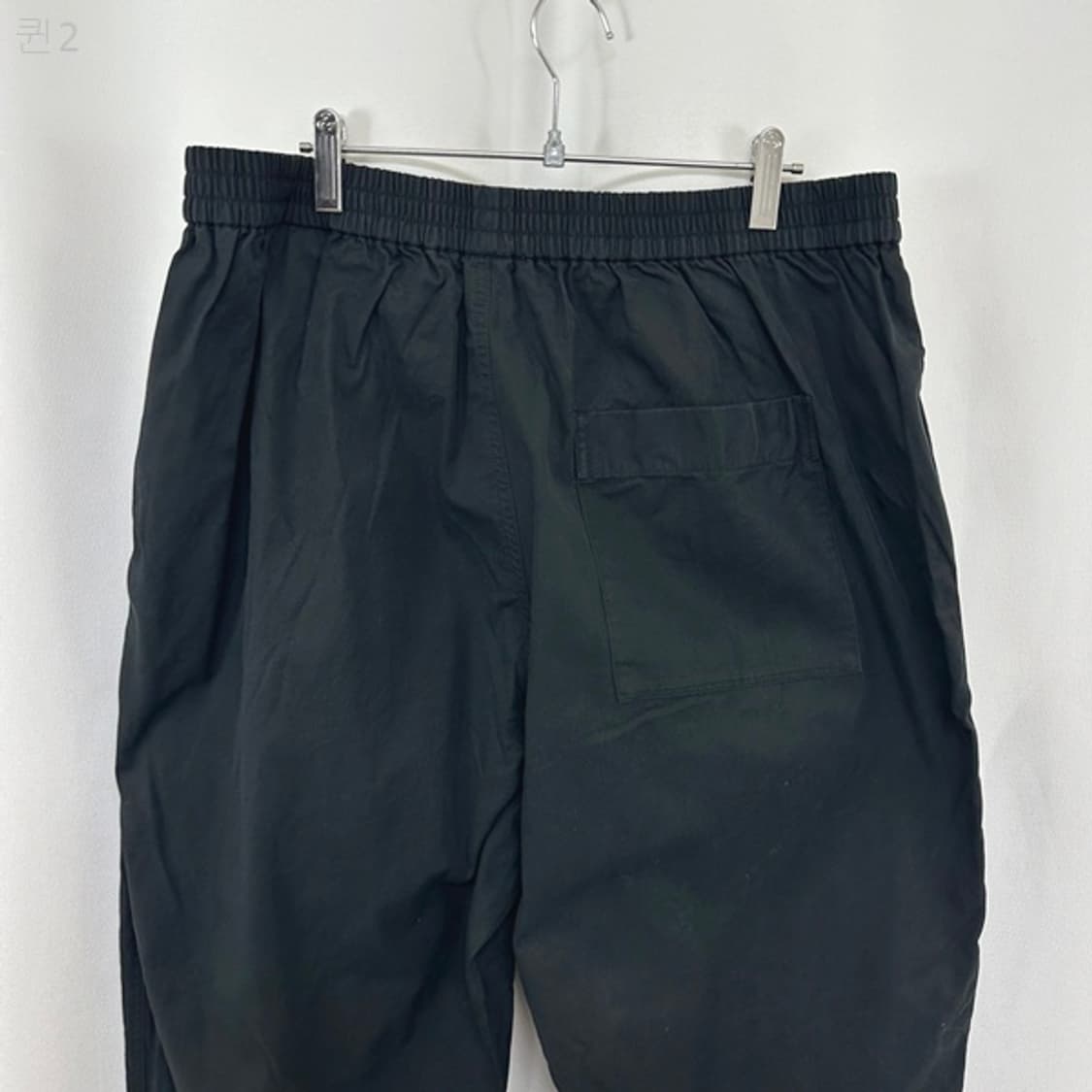 COS  코스 남자 밴딩 통넓은 바지 검정 L 상품이미지6