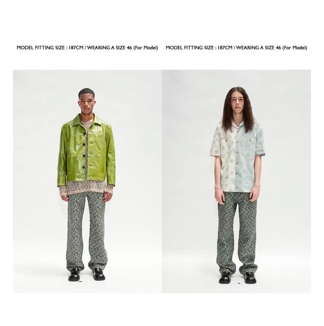 앤더슨벨 자카드 트랙 팬츠 상품이미지3