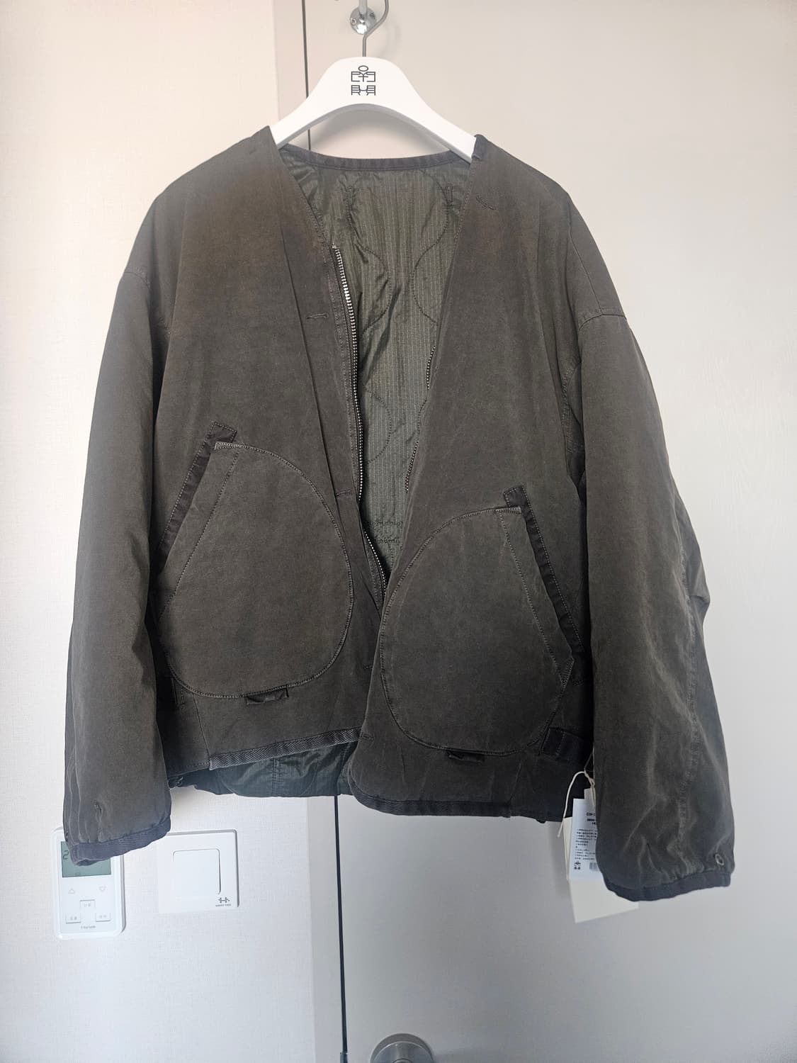 2)폴리테루 25fw 올리브 퀄티드 라이너(1회착) 상품이미지1