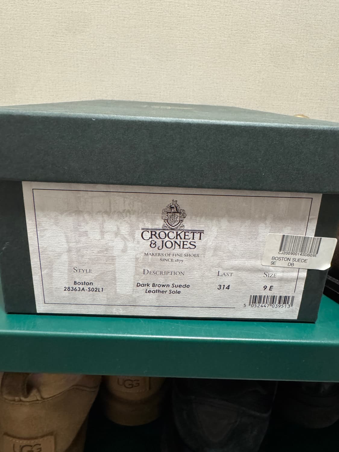 크로켓앤존스 보스턴 스웨이드 로퍼 다크 브라운 UK9 상품이미지7