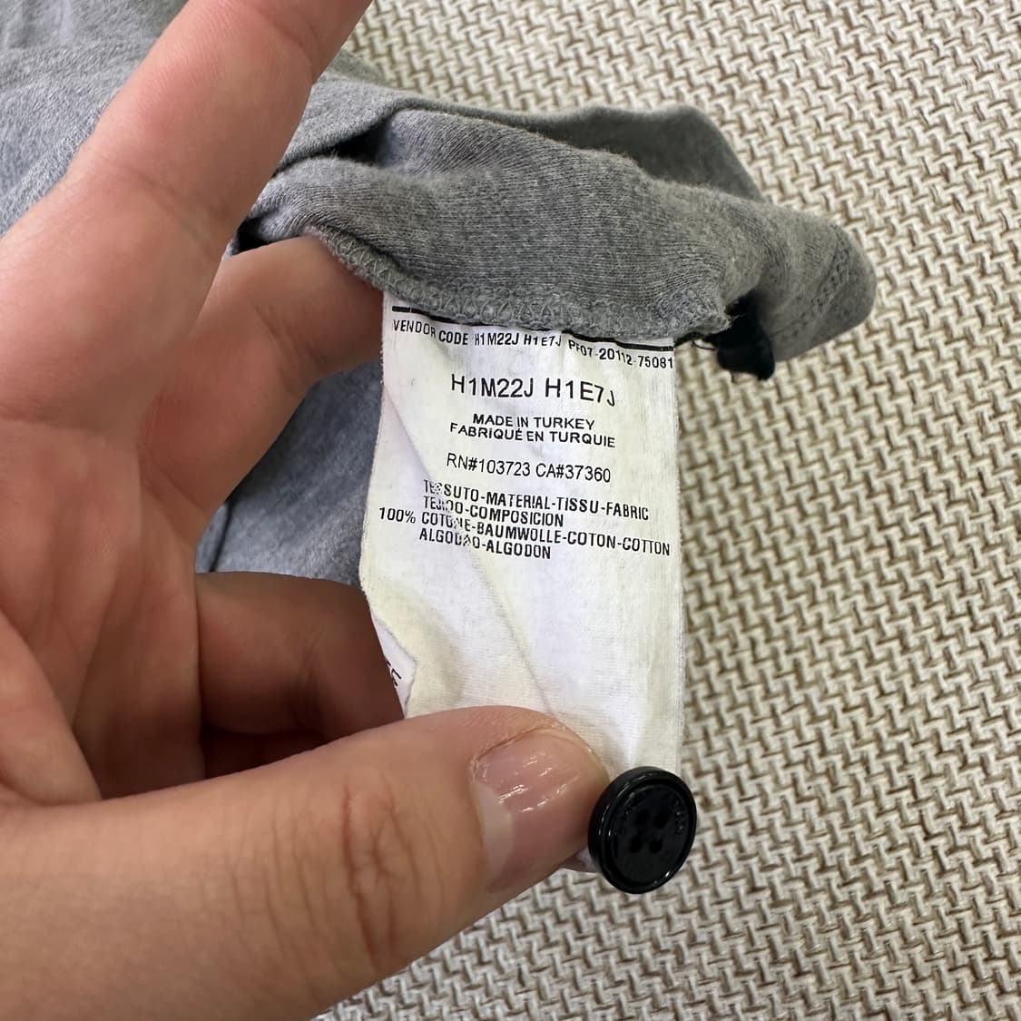 M 엠프리오아르마니 카라 반팔티 0420D 상품이미지3