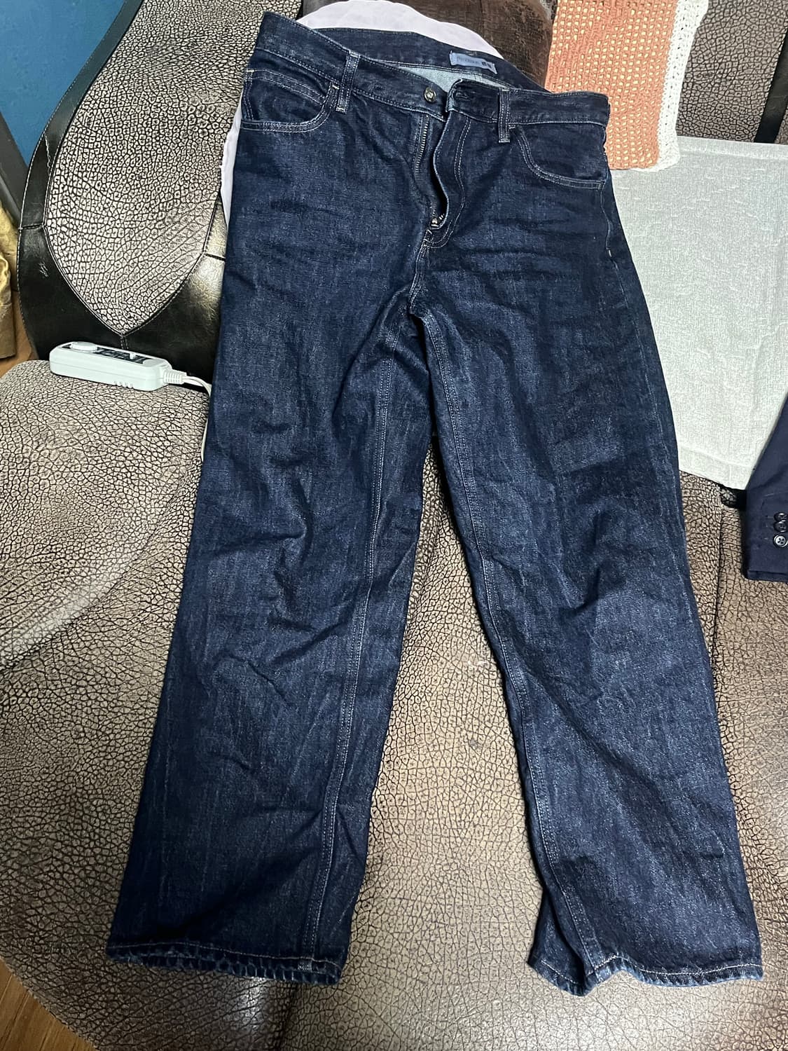 유니클로 jwa 스트레이트진 블루,생지 89  상품이미지4