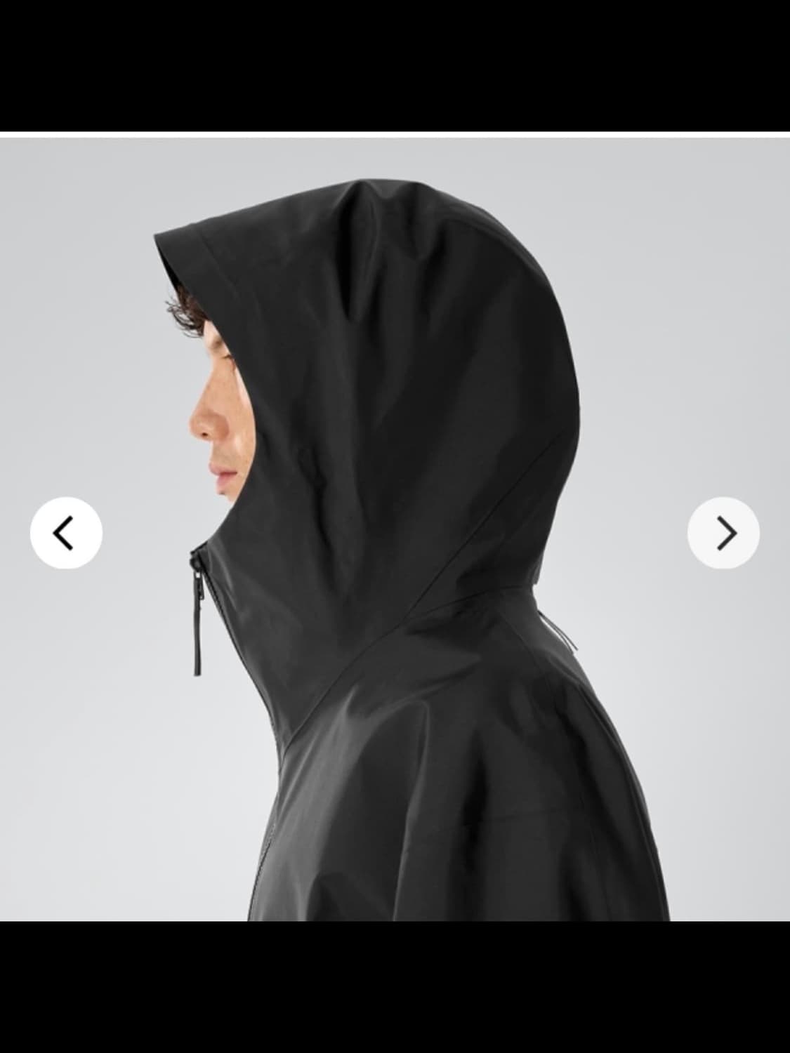 [M] 베일런스 모니터코트 블랙 상품이미지4