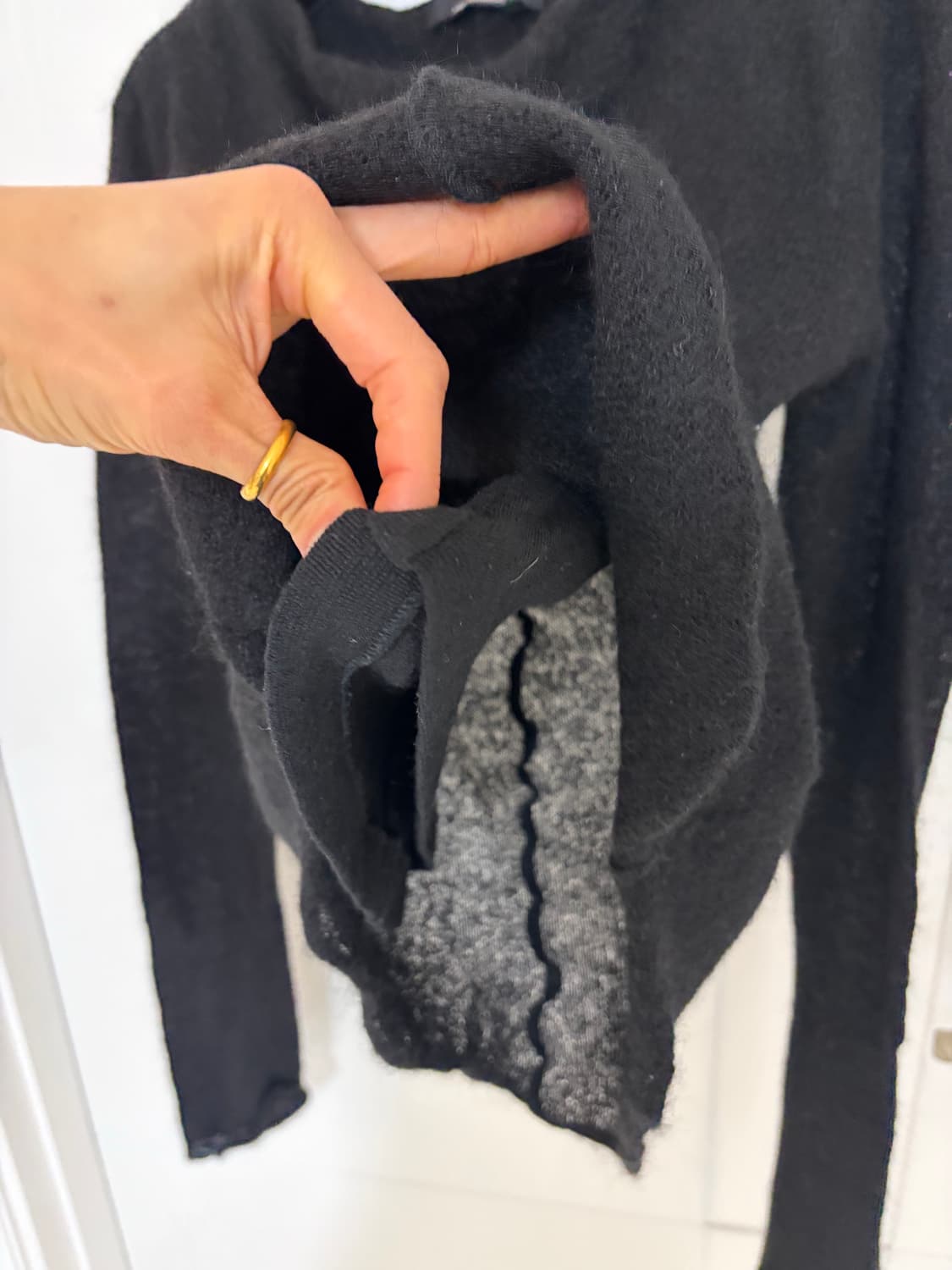 요지야마모토 모헤어니트 44,55 정품 상품이미지3