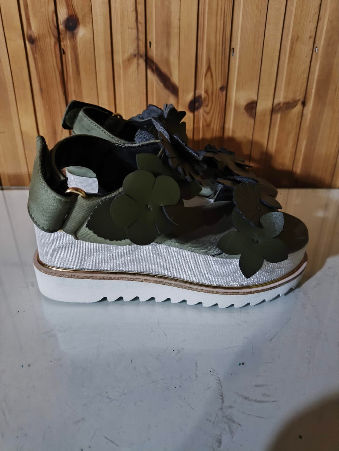 230mm 슈콤마보니 플라워 샌들 7.5cm 상품이미지2