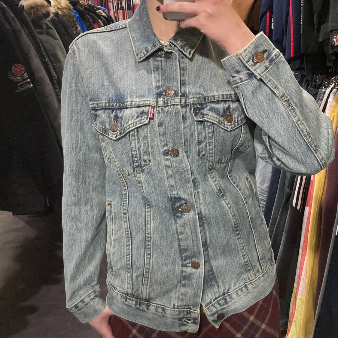 [IM]리바이스 워싱 연청 데님자켓 상품이미지2