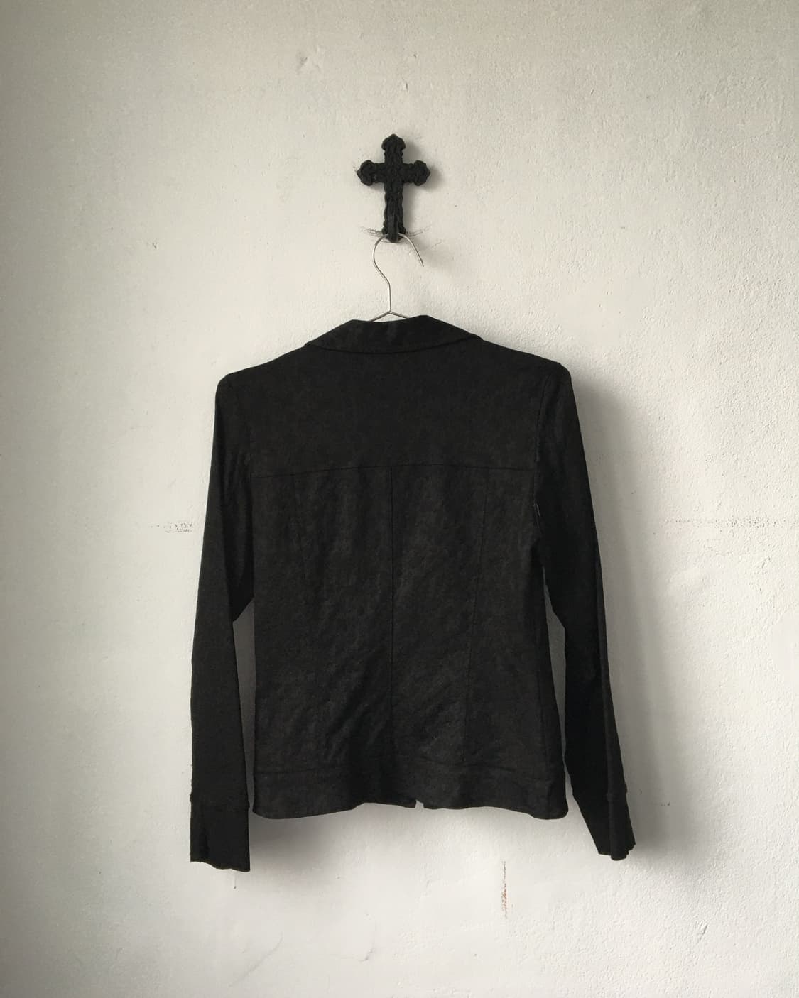 Flower pattern shirt zip up 상품이미지4