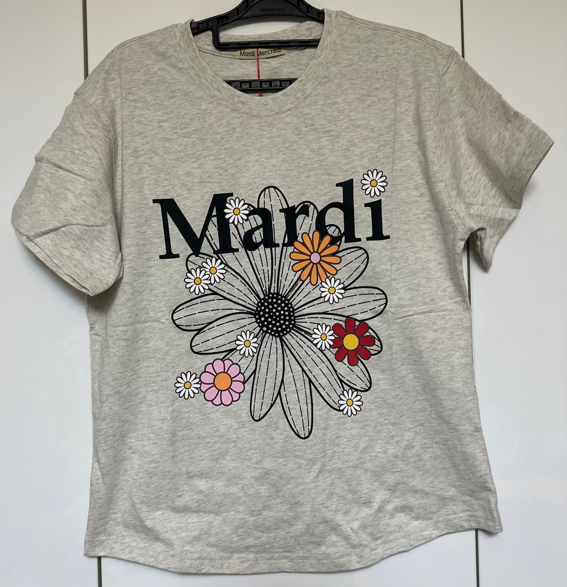 마르디 메크르디 플라워 반팔 티셔츠 상품이미지1