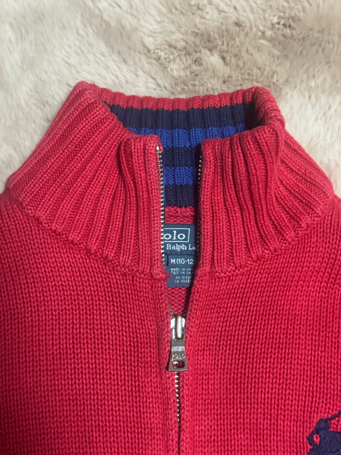 폴로랄프로렌 키즈 빅포니 니트집업 상품이미지2