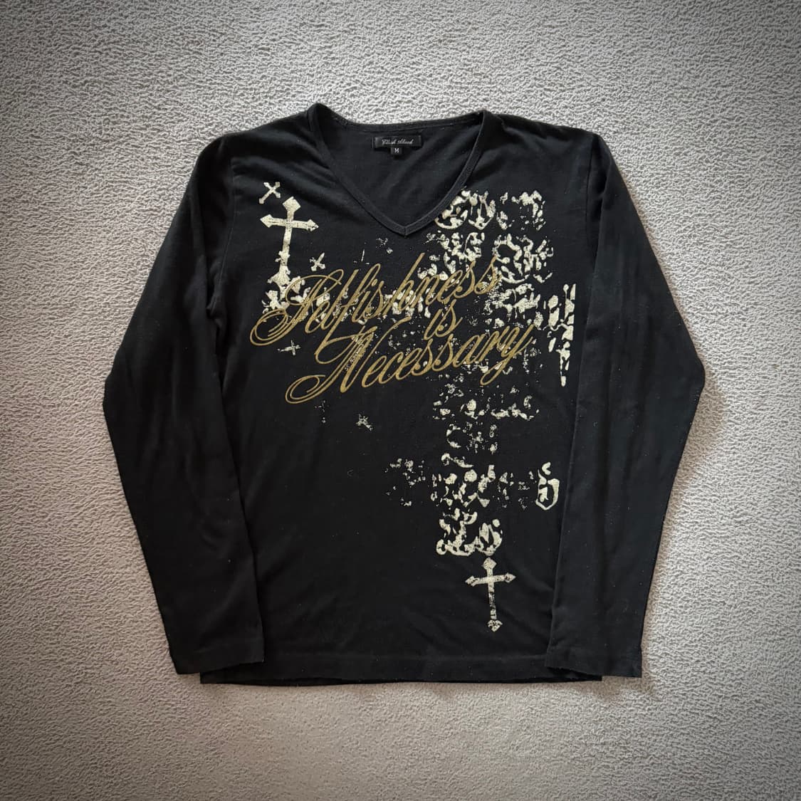 Clash ahead cross lettering long sleeve 상품이미지1