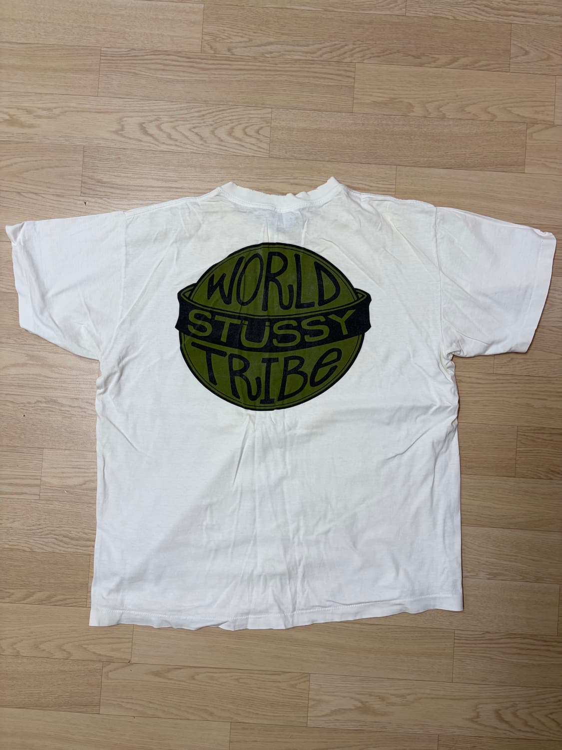 [XL] 빈티지 스투시 월드 트라이브 티셔츠 상품이미지2
