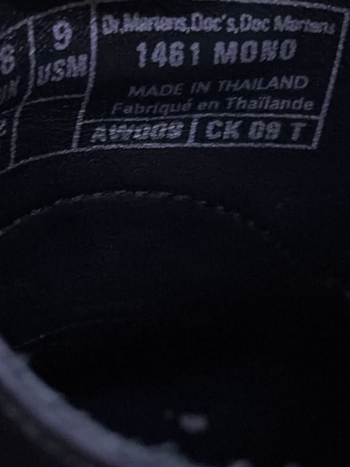 닥터마틴 1461 모노 더비 슈즈 270 상품이미지9