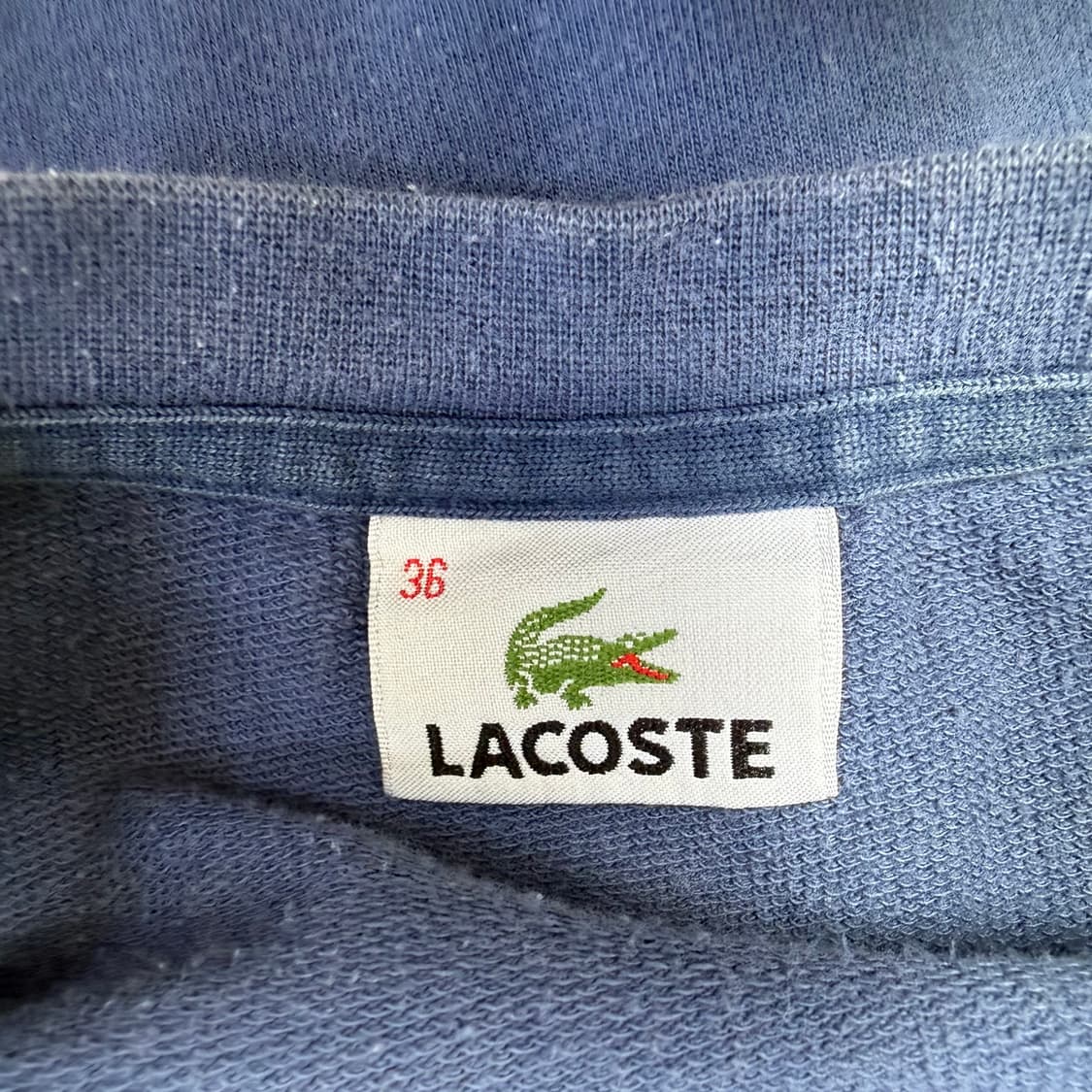 36 라코스테 블루 브이넥 미니 원피스 0304T 상품이미지3