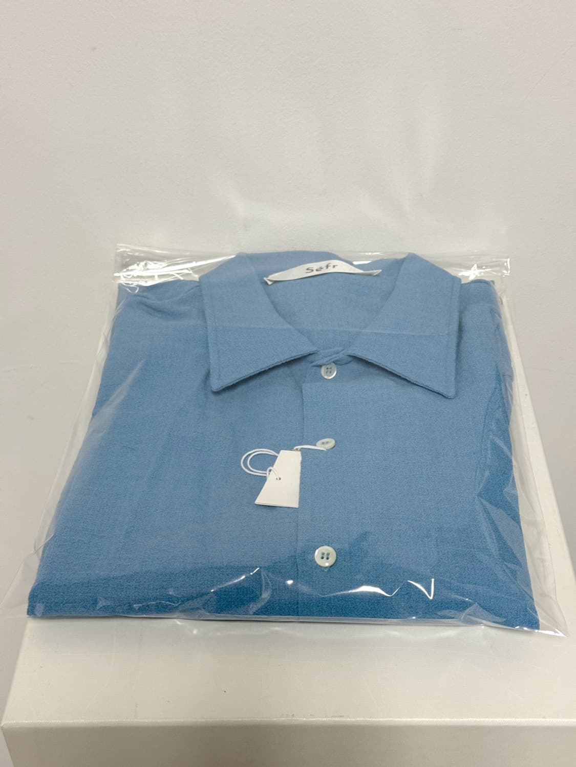 [M] Sefr 세퍼 Suneham 반팔셔츠 스카이블루 상품이미지4