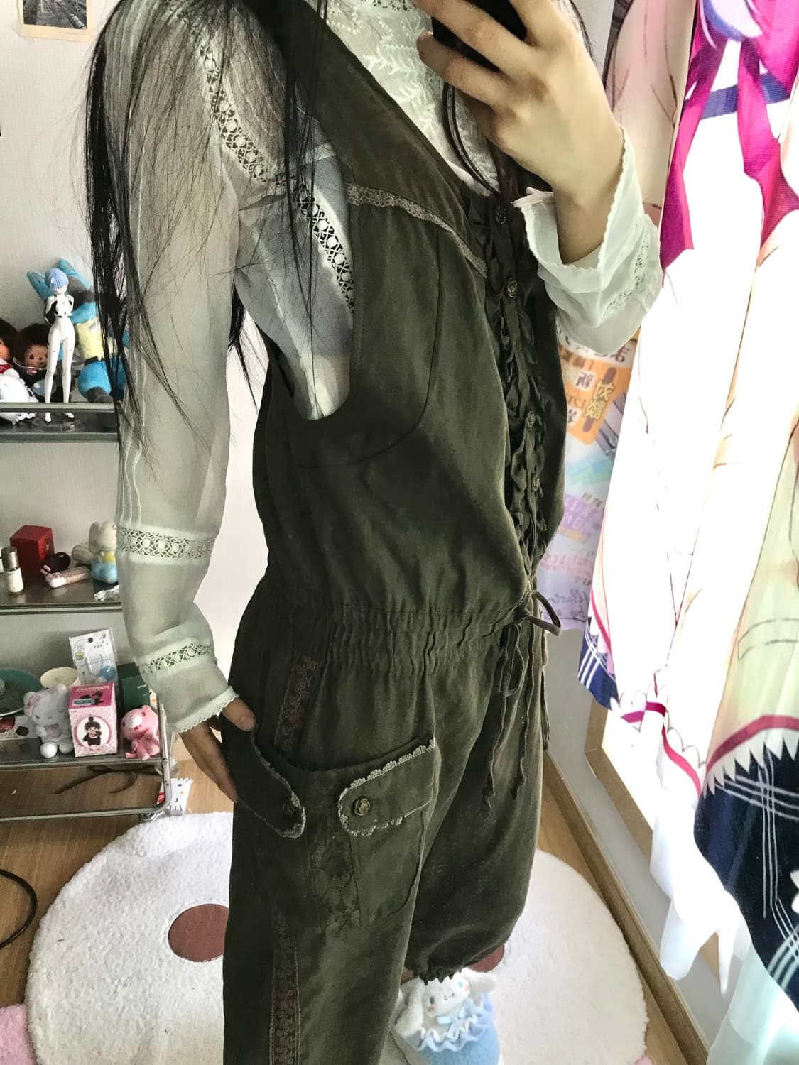 엑시즈팜 프릴 점프수트 상품이미지1