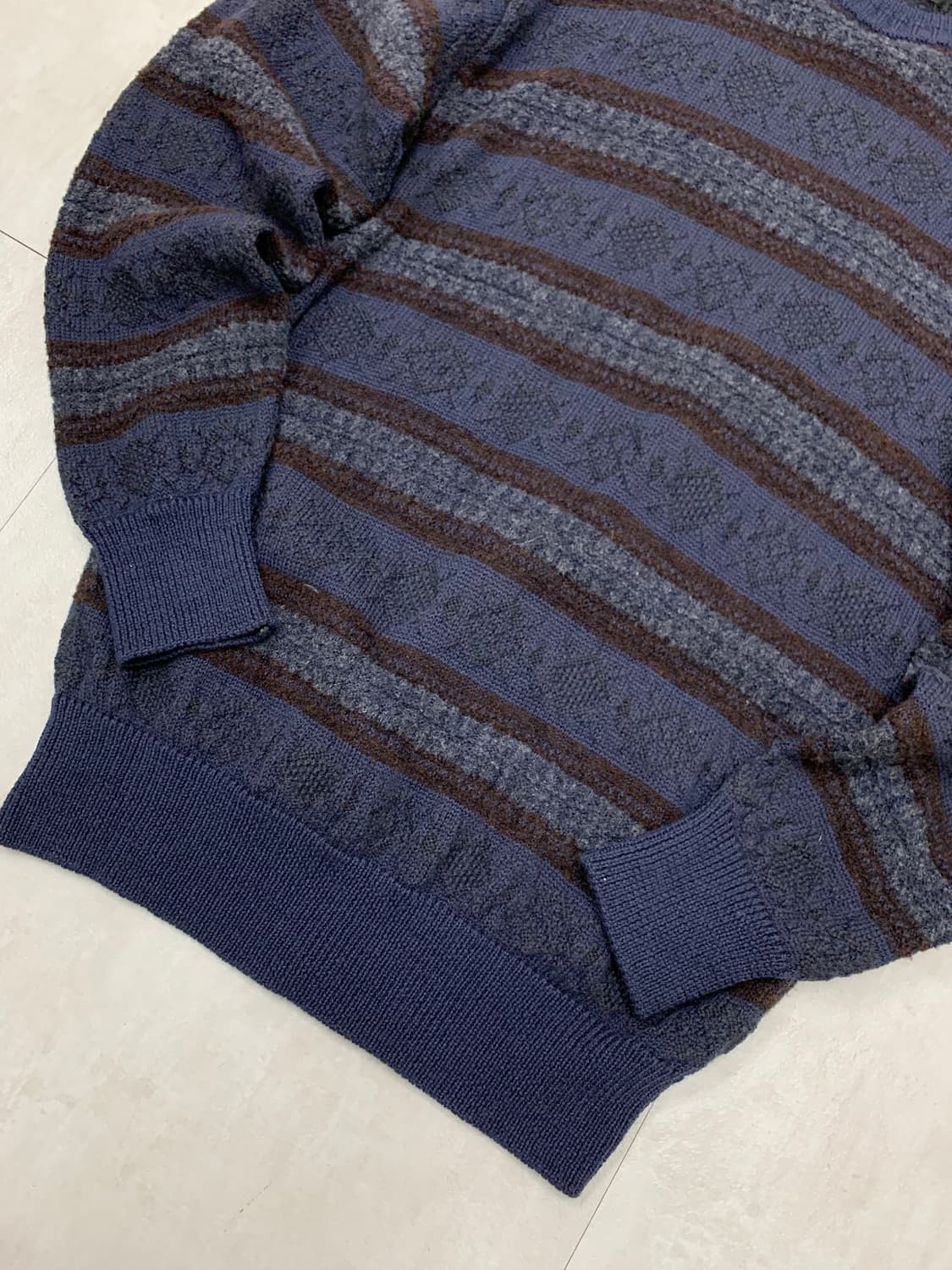 패턴 니트 #372 상품이미지4