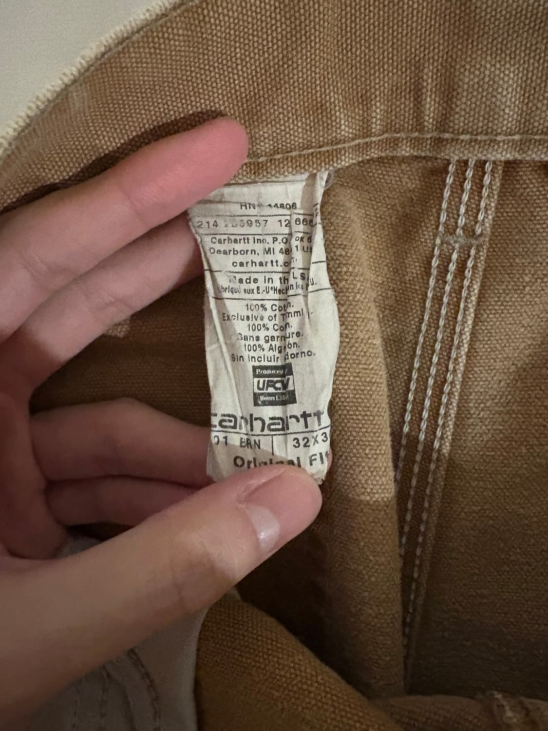(32X34) 칼하트 더블니 팬츠 상품이미지6