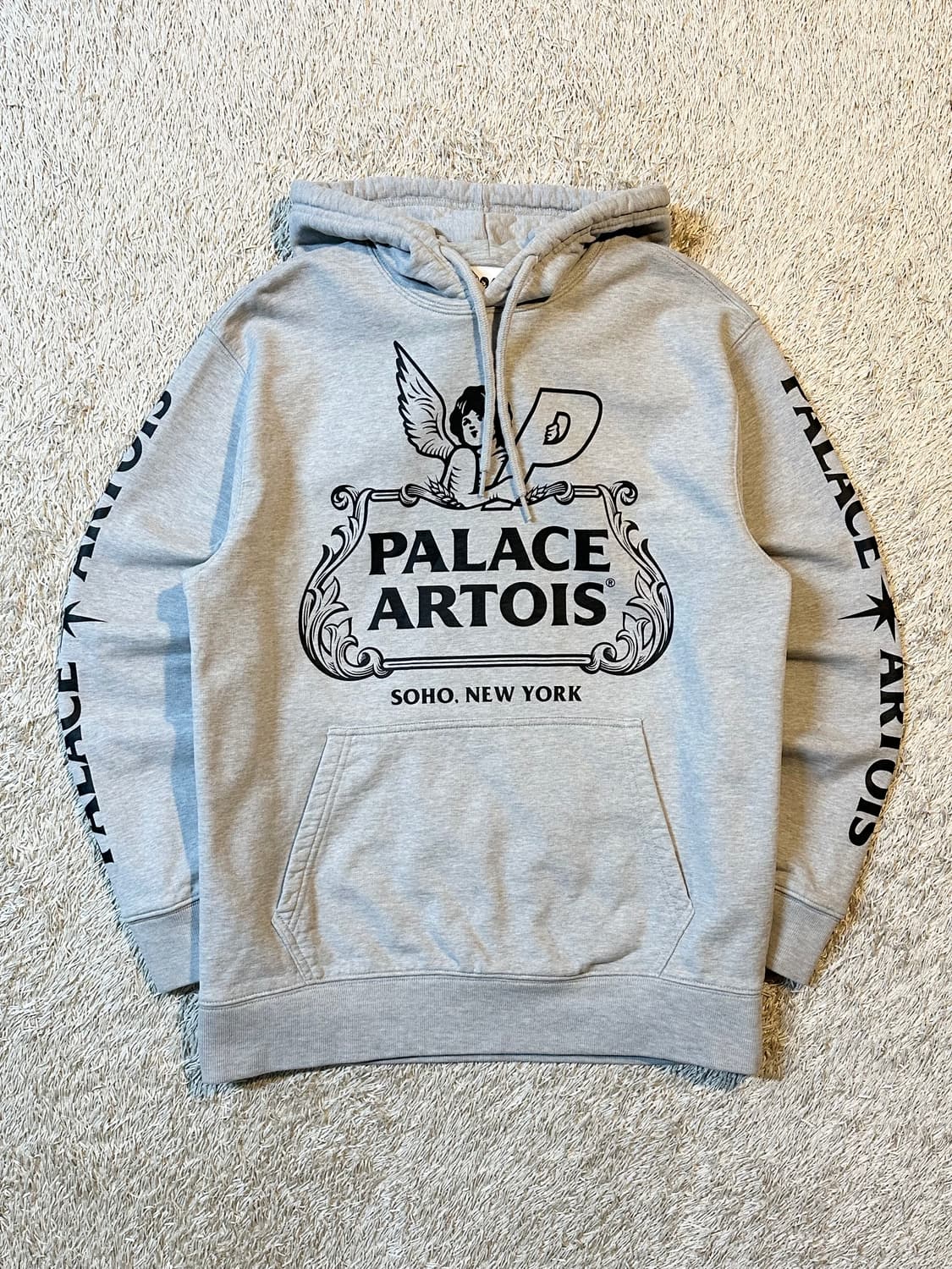 희귀) 21FW 팔라스 X 스텔라 아르투아 첼리스 후드티 그레이 상품이미지1