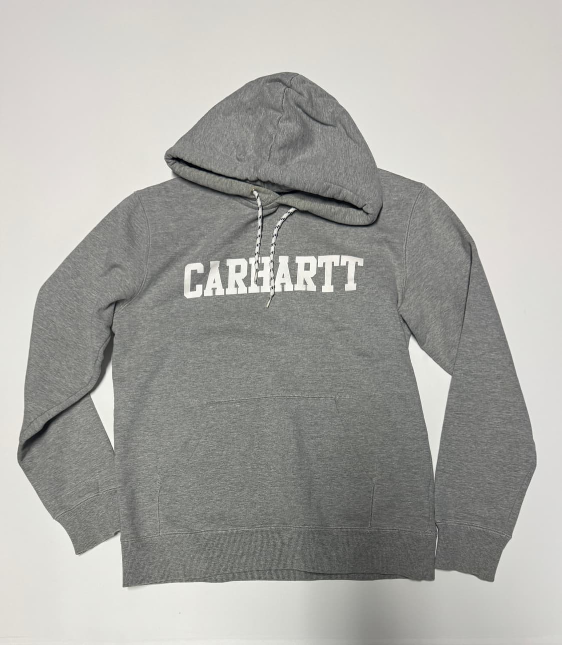 정품 칼하트 WIP 스펠아웃 기모 후드티 M 그레이 상품이미지1