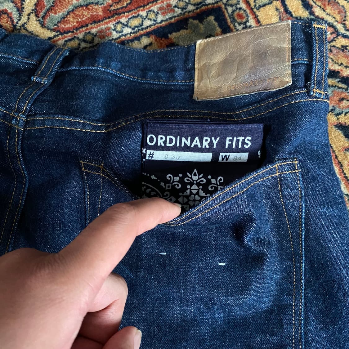 🌊Ordinary fits 5pocekts selvedge Denim  상품이미지6