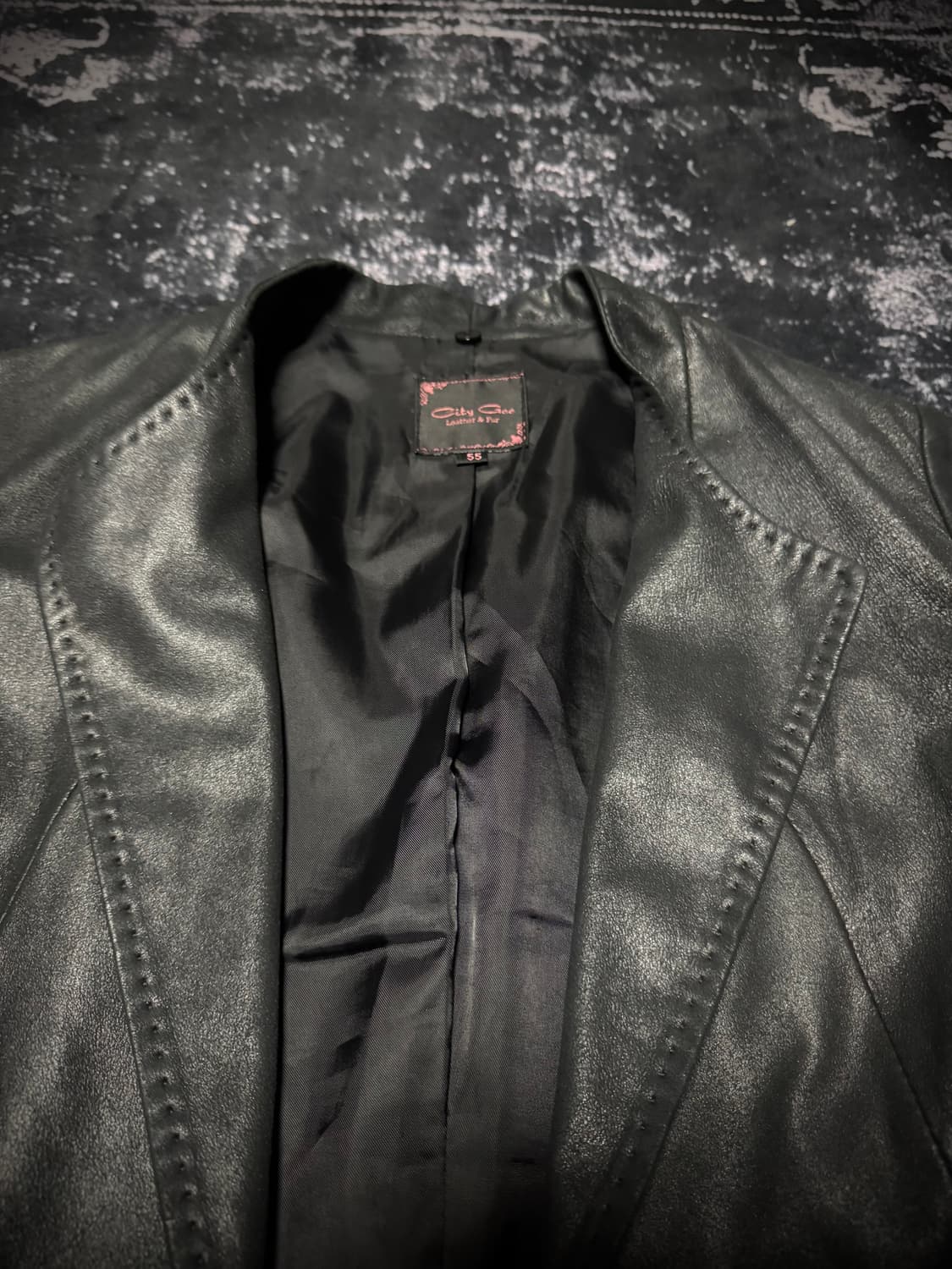 Minimal Fit Remskin Leather Jacket 상품이미지2