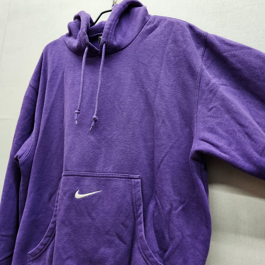 90's 나이키 센터스우시 퍼플 후드티 S(XL) 남여공용 상품이미지3
