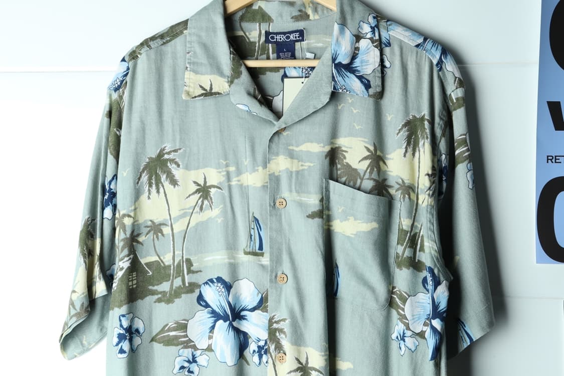 (L-2XL) 브랜드빈티지 반팔셔츠 남방 USA 하와이안-H33115 상품이미지3