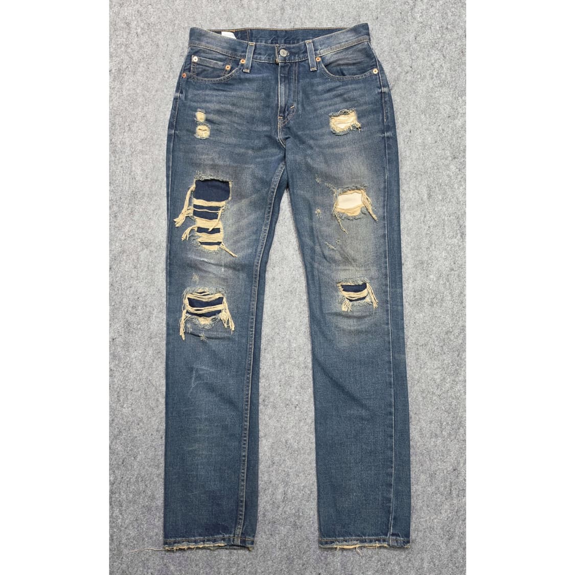 리바이스 511 워싱 디스트로이드 데님팬츠 청바지 30 x 32 상품이미지1