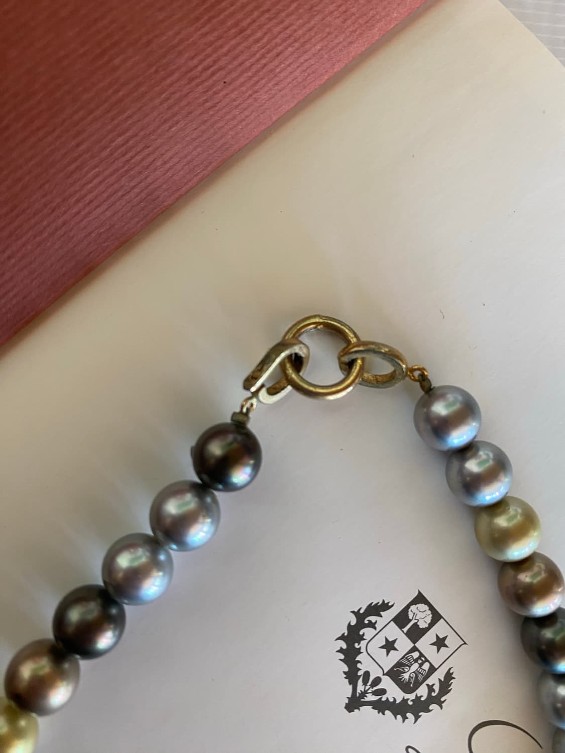 멀티컬러 모조진주목걸이+ 클루 곰돌이 목걸이 2개 세트 상품이미지5