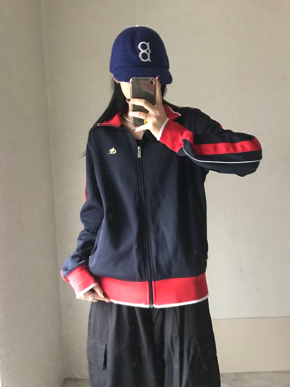 나이키 네이비 레드 트랙탑 상품이미지5