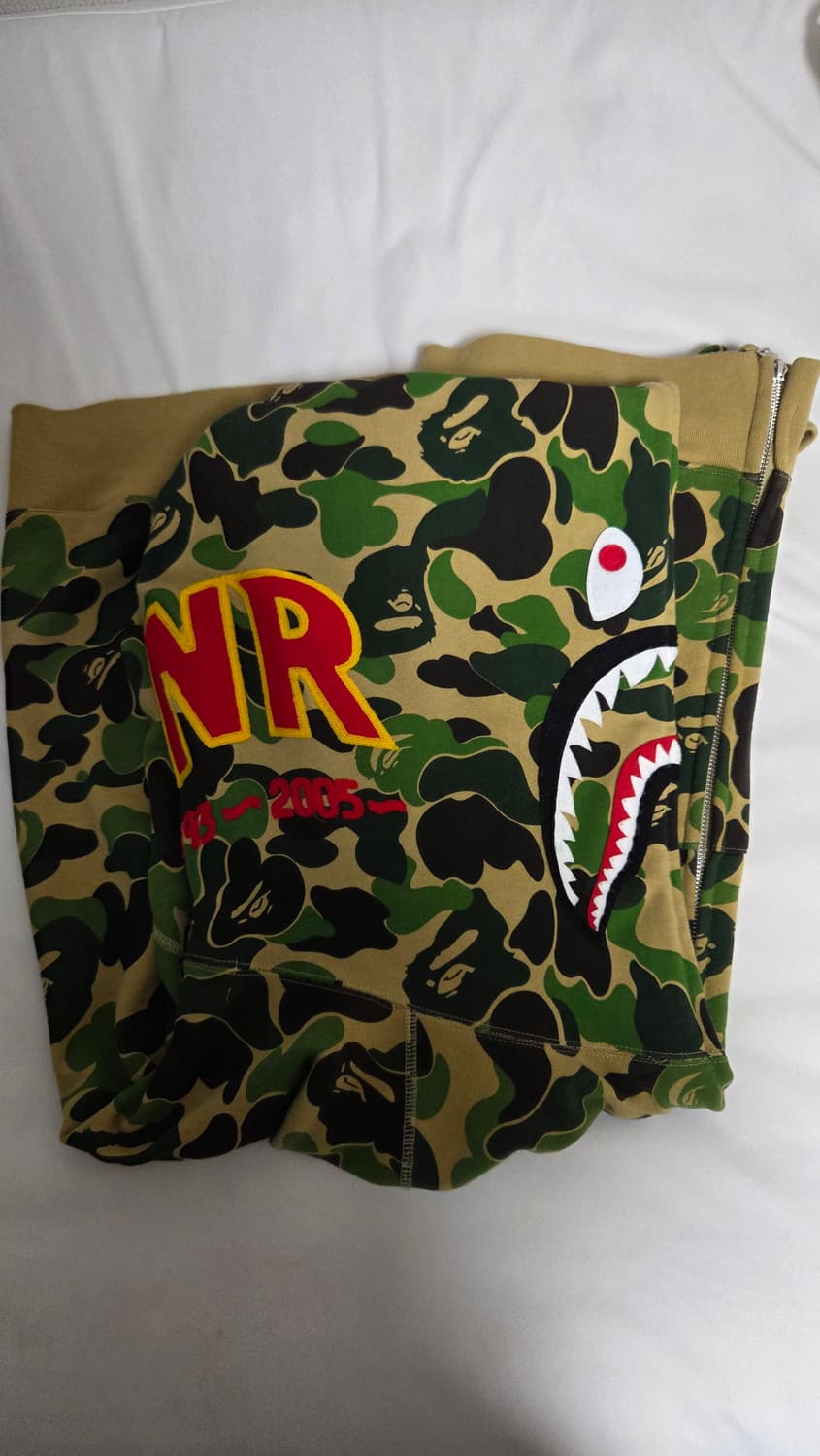 정품 BAPE 베이프 PONR 카모 샤크후드 상품이미지3