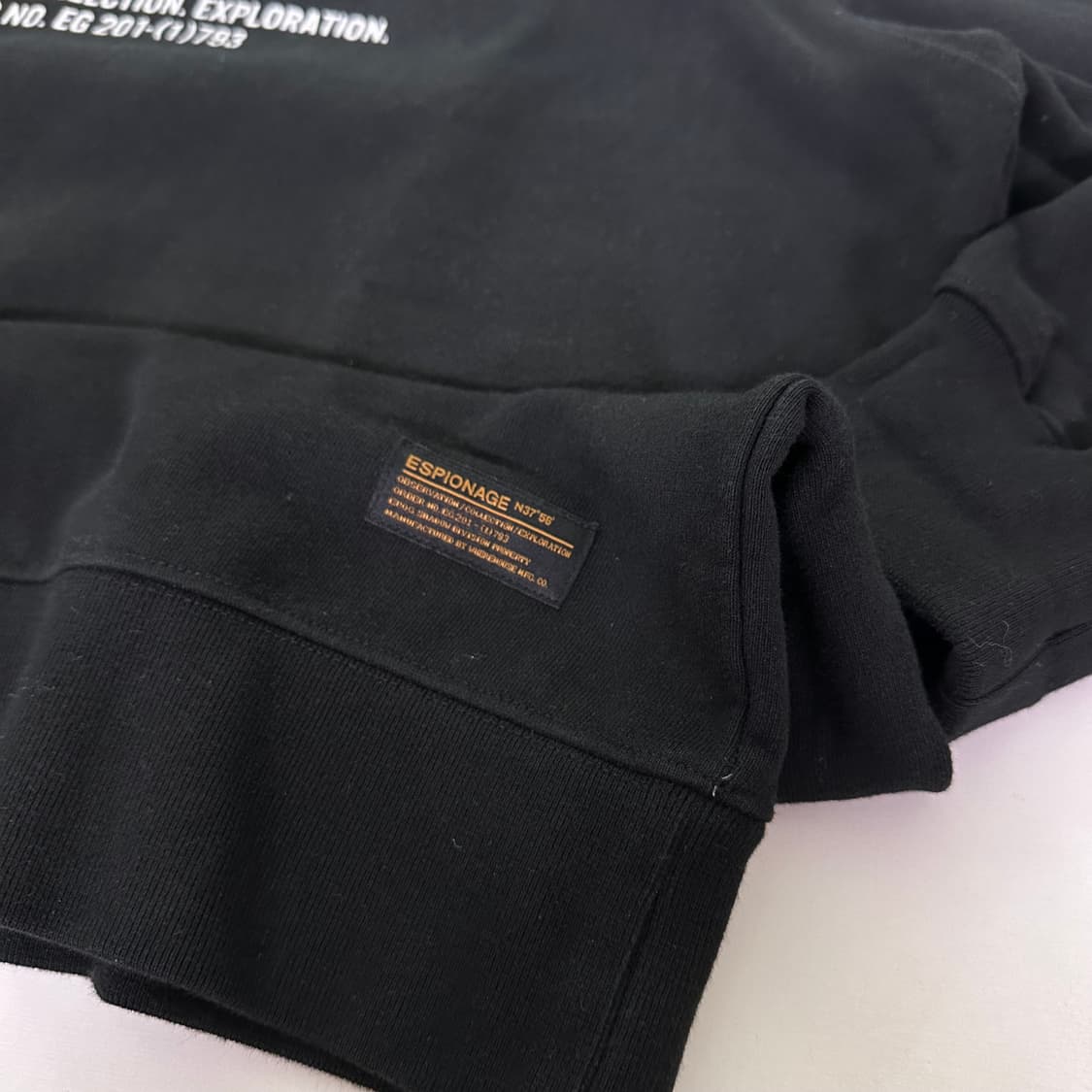 XL 에스피오나지 오버핏 빅로고 스웻코튼 맨투맨 상품이미지3