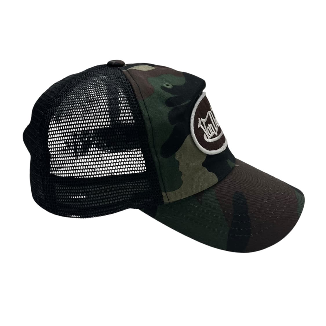 본더치 y2k 브라운 패치로고 카모 볼캡 상품이미지6