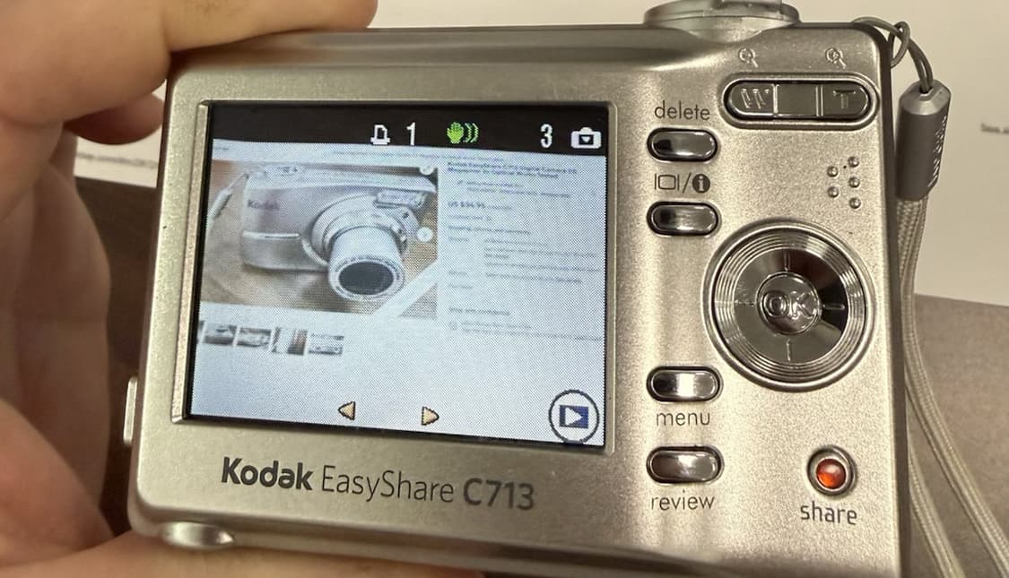 카리나pick✧･ﾟ코닥 easyshare c713 이지쉐어 디카 카메라 상품이미지7