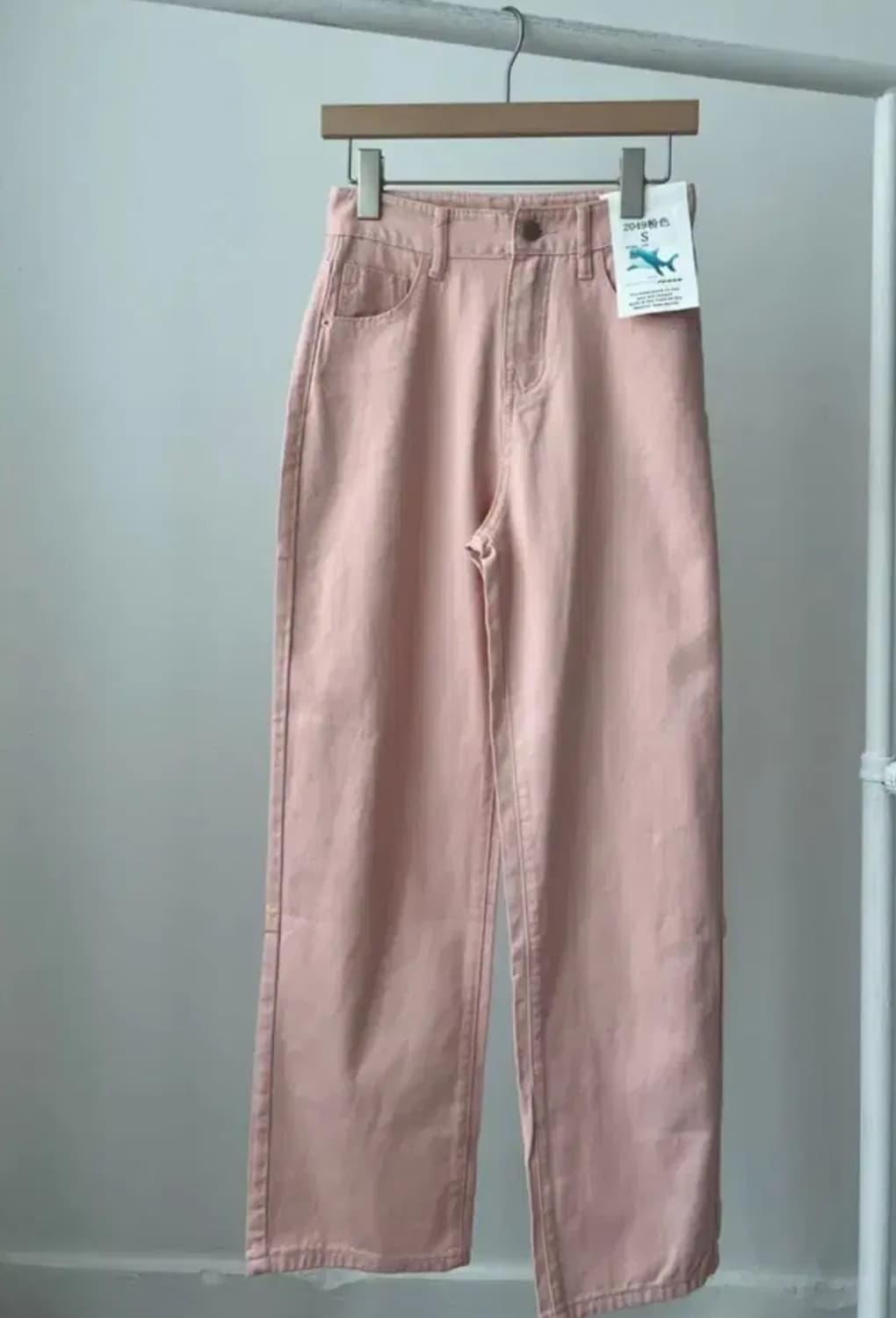 딸기우유 연핑크 바지 상품이미지2