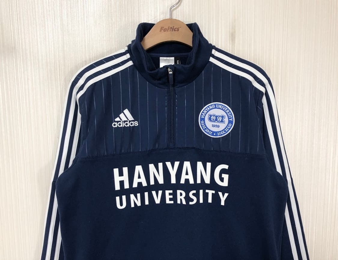 아디다스 한양대학교 축구부 반집업 플리스탑 105 상품이미지2
