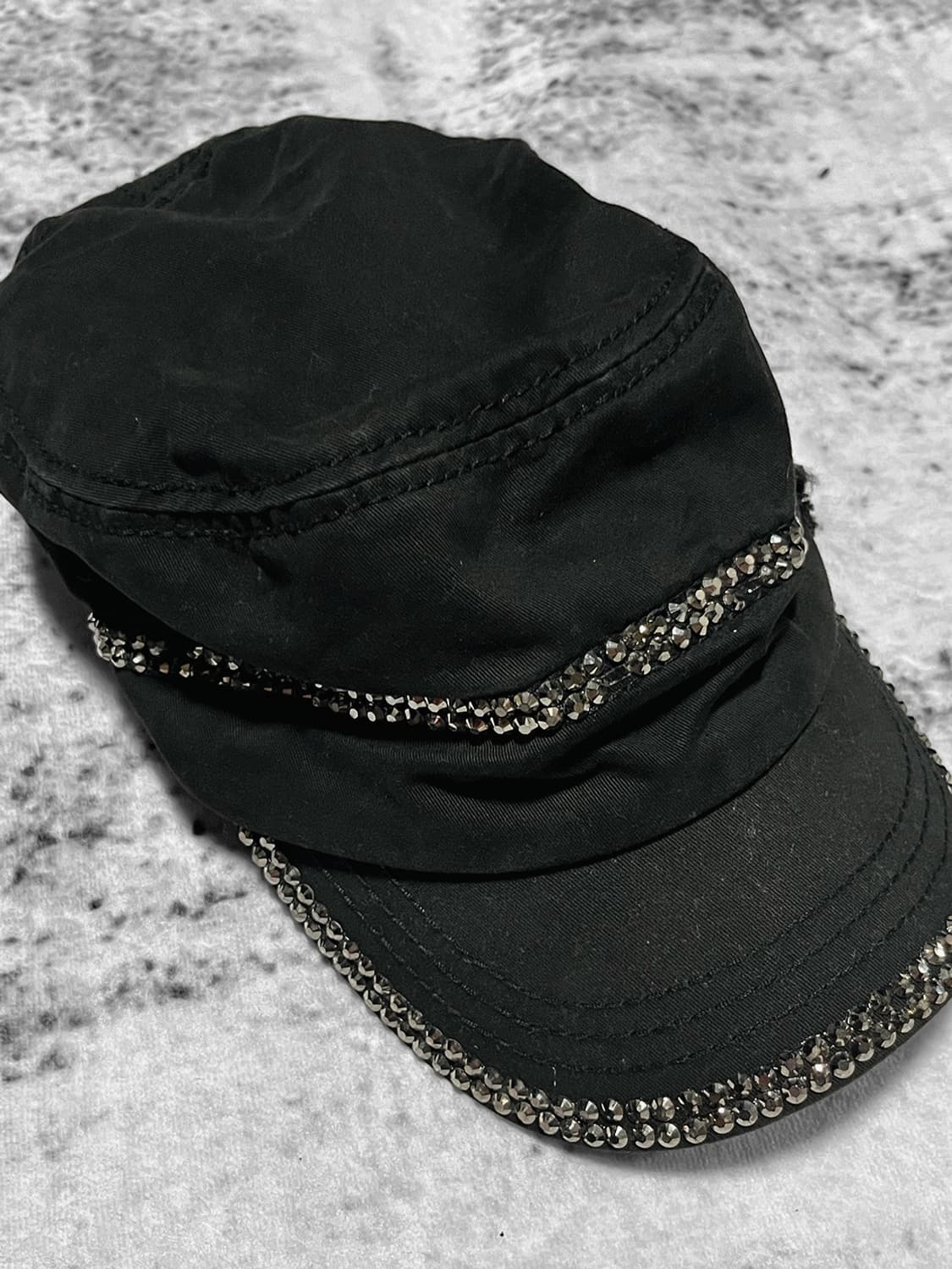 cross zipper punk cap  상품이미지3