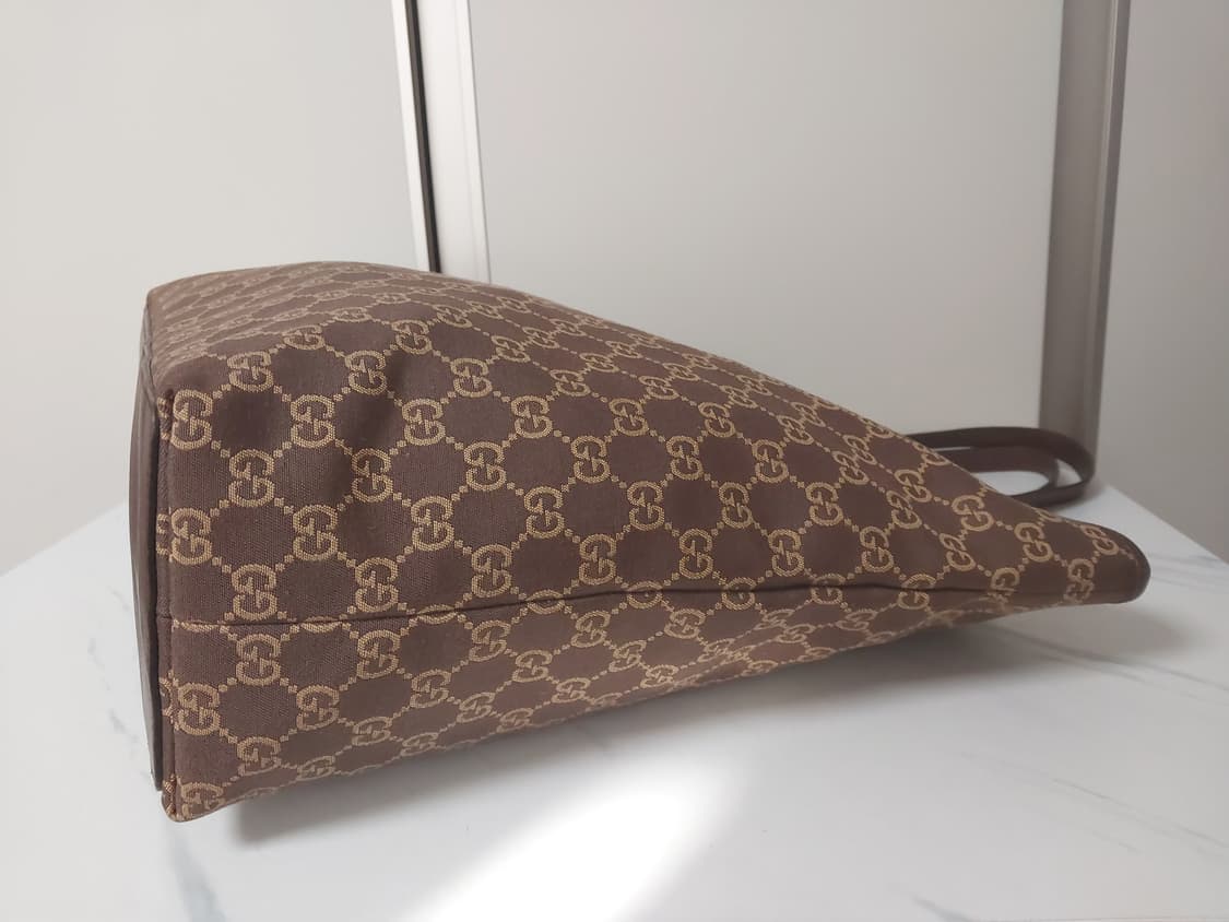 [정품] 구찌 자가드 캔버스 숄더백 토트백 상품이미지7